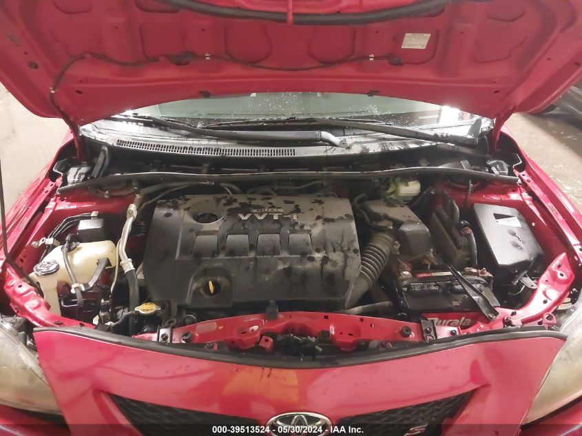 2010 Toyota Corolla S VIN: 2T1BU4EE1AC445119 Lot: 39513524