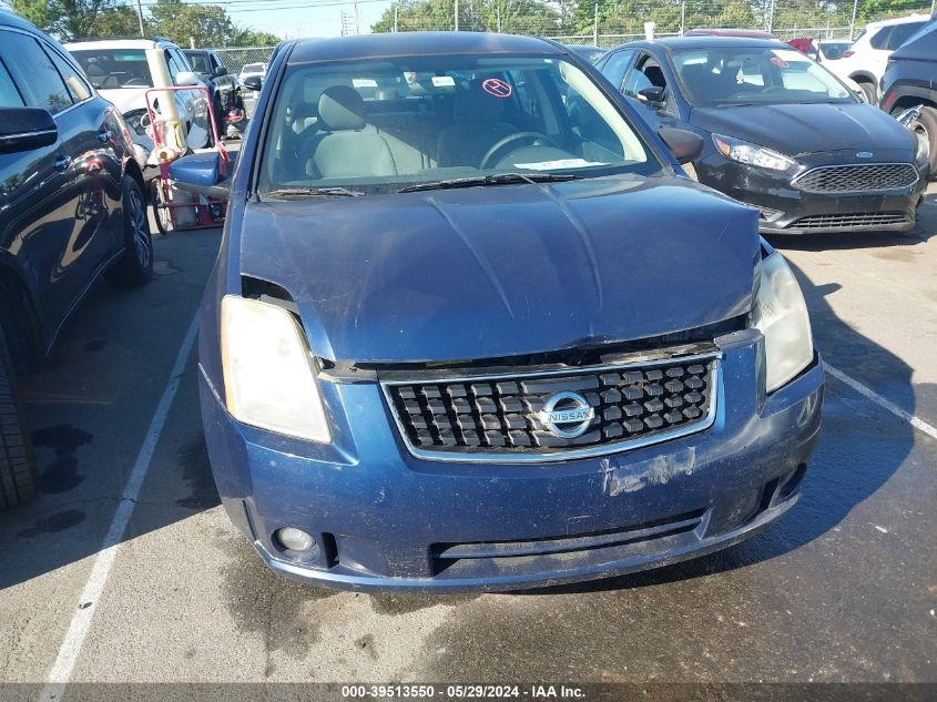 2008 Nissan Sentra 2.0S VIN: 3N1AB61E48L747887 Lot: 39513550