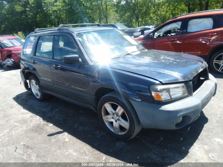 2005 Subaru Forester 2.5X VIN: JF1SG63605G754558 Lot: 39513558