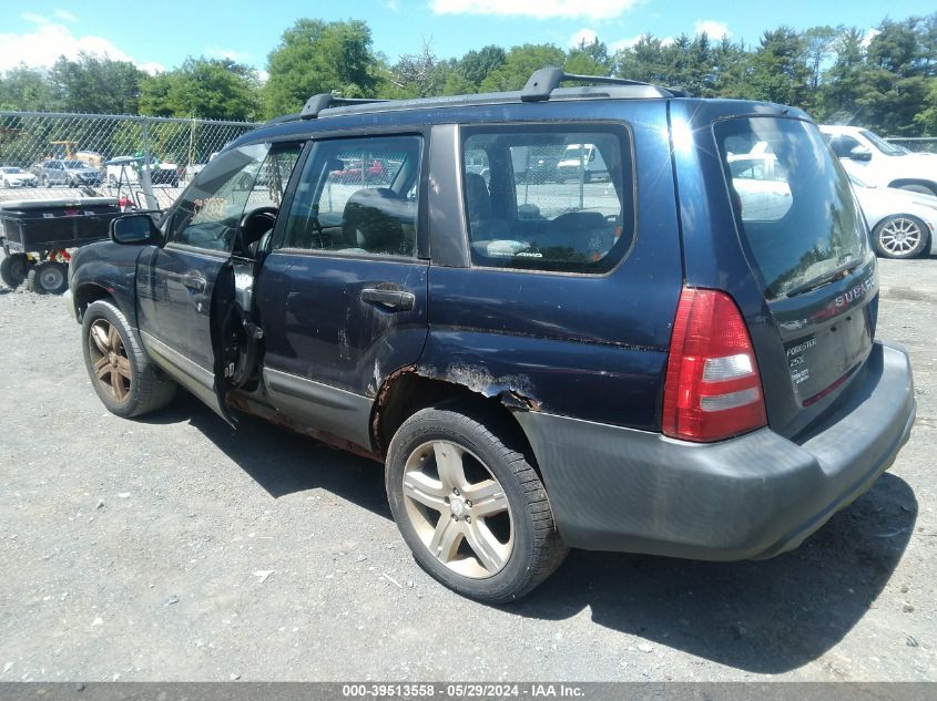 2005 Subaru Forester 2.5X VIN: JF1SG63605G754558 Lot: 39513558