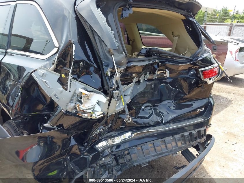 2015 Toyota Highlander Xle V6 VIN: 5TDKKRFH1FS097218 Lot: 39513586