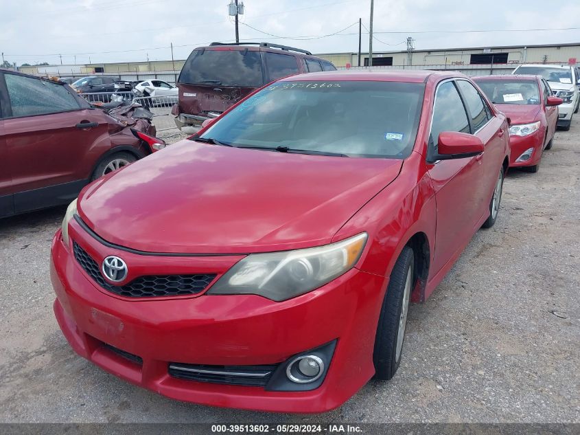 2012 Toyota Camry Se VIN: 4T1BF1FK5CU549384 Lot: 39513602