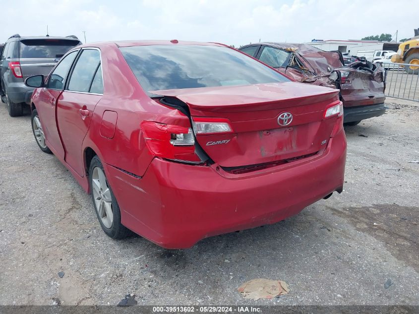 2012 Toyota Camry Se VIN: 4T1BF1FK5CU549384 Lot: 39513602