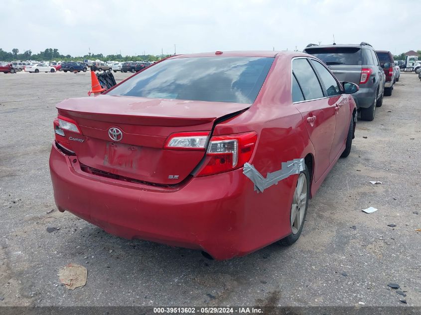 2012 Toyota Camry Se VIN: 4T1BF1FK5CU549384 Lot: 39513602