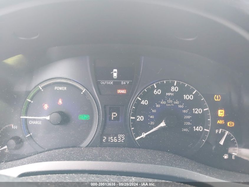 2010 Lexus Rx 450H VIN: JTJBC1BA3A2409074 Lot: 39513635