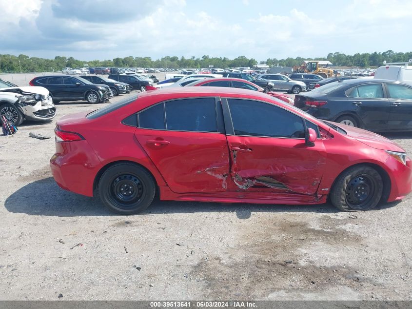 2020 Toyota Corolla Le VIN: 5YFEPRAE3LP034895 Lot: 39513641