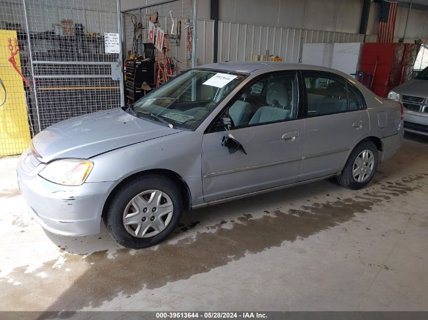 2003 Honda Civic Lx VIN: 1HGES16593L027386 Lot: 39513644