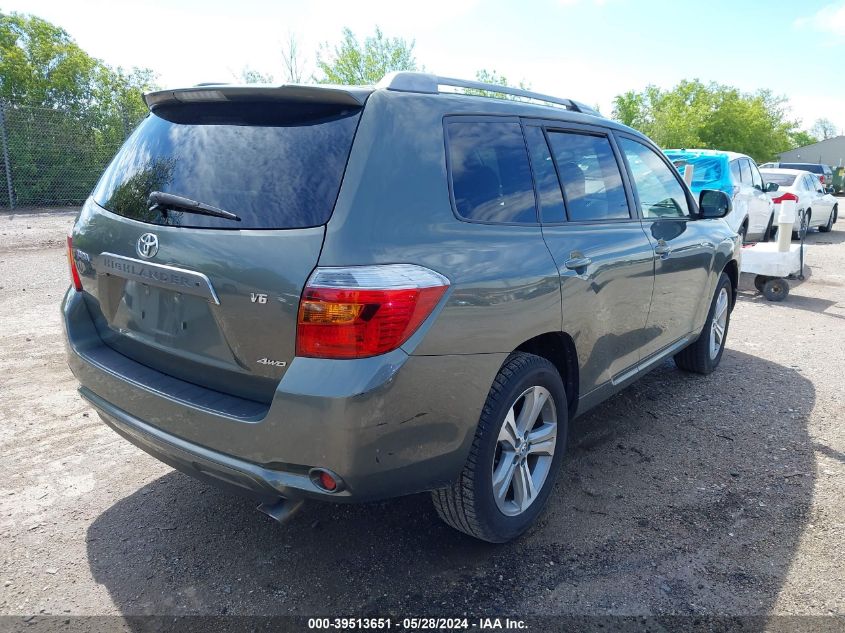 2008 Toyota Highlander Sport VIN: JTEES43A482068325 Lot: 39513651