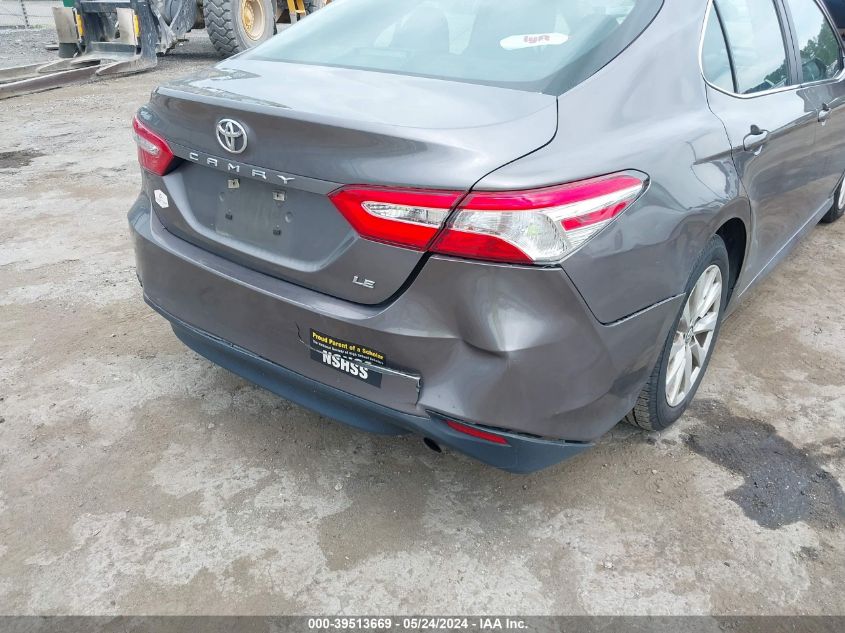 2019 Toyota Camry Le VIN: 4T1B11HK2KU761718 Lot: 39513669