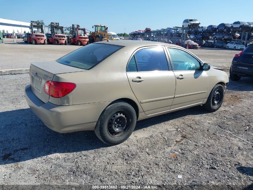 2004 Toyota Corolla Le VIN: 2T1BR32E84C314502 Lot: 39513682