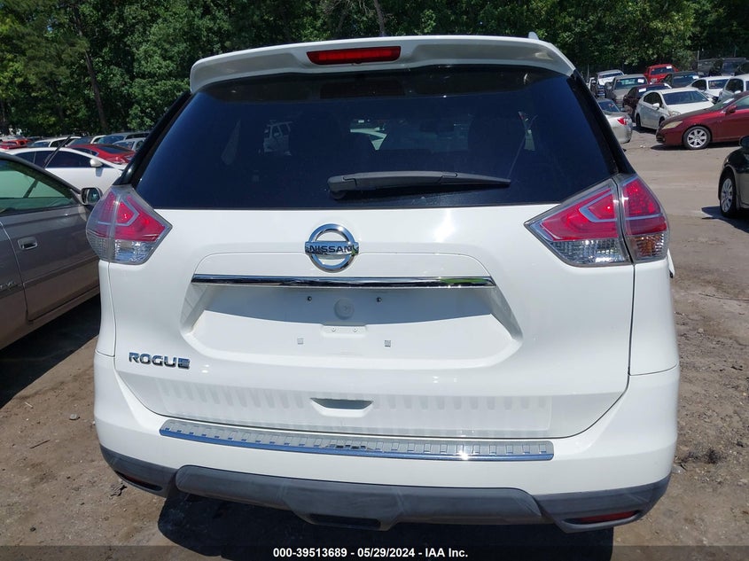 2016 Nissan Rogue S VIN: 5N1AT2MTXGC837189 Lot: 39513689