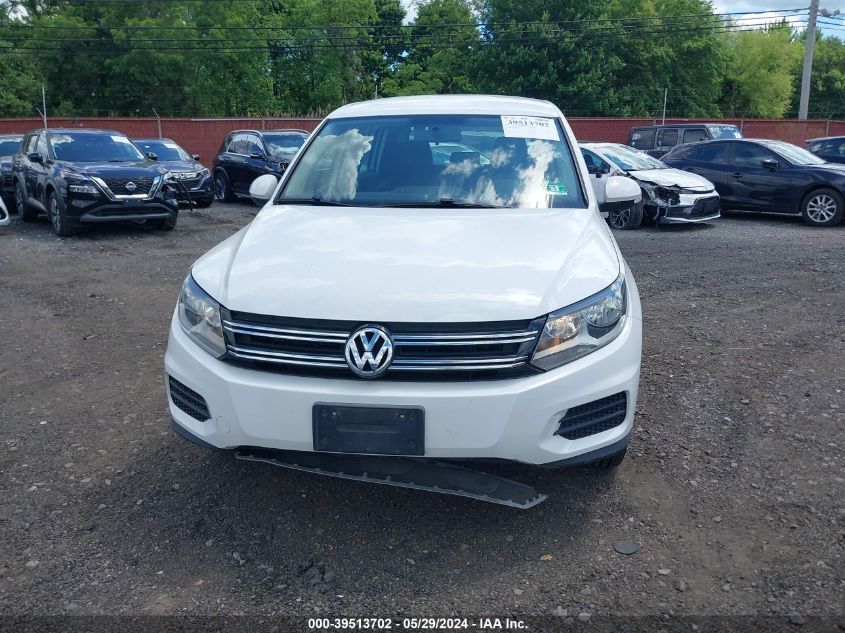 2014 VOLKSWAGEN TIGUAN S - WVGBV3AX5EW501375