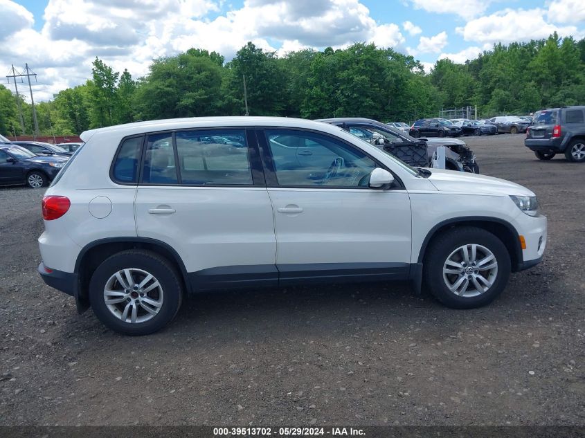 2014 VOLKSWAGEN TIGUAN S - WVGBV3AX5EW501375