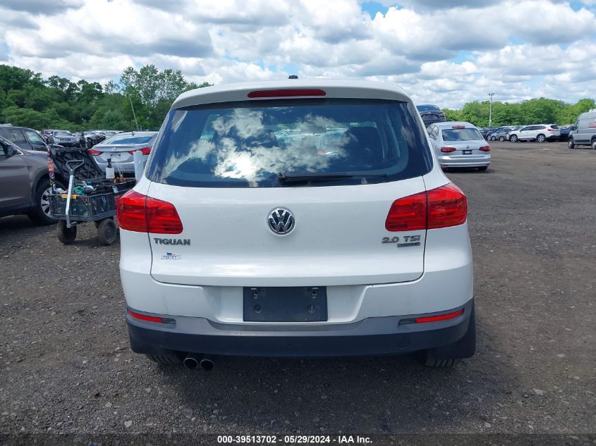 2014 Volkswagen Tiguan S VIN: WVGBV3AX5EW501375 Lot: 39513702