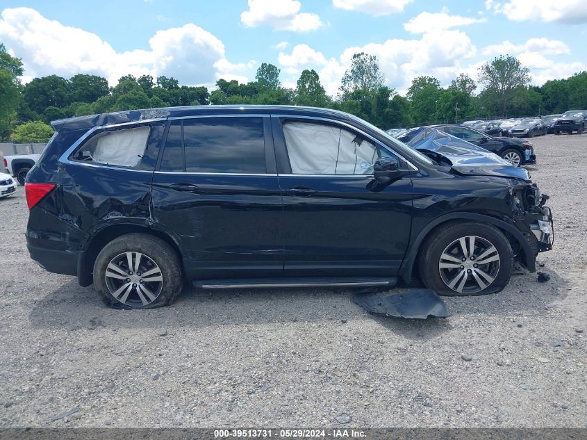 2016 Honda Pilot Ex VIN: 5FNYF6H34GB069305 Lot: 39513731