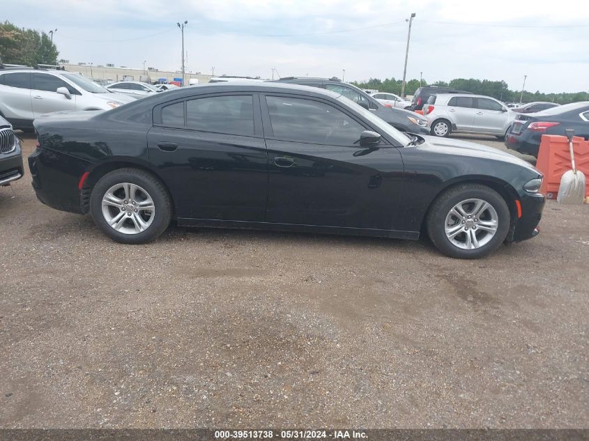 2022 Dodge Charger Sxt Rwd VIN: 2C3CDXBG7NH141594 Lot: 39513738