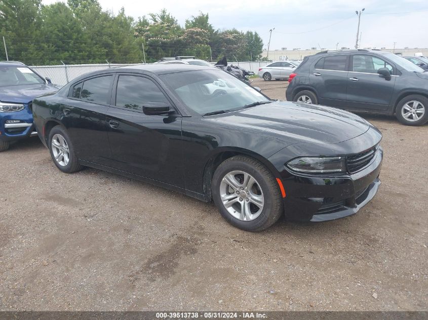 2022 Dodge Charger Sxt Rwd VIN: 2C3CDXBG7NH141594 Lot: 39513738