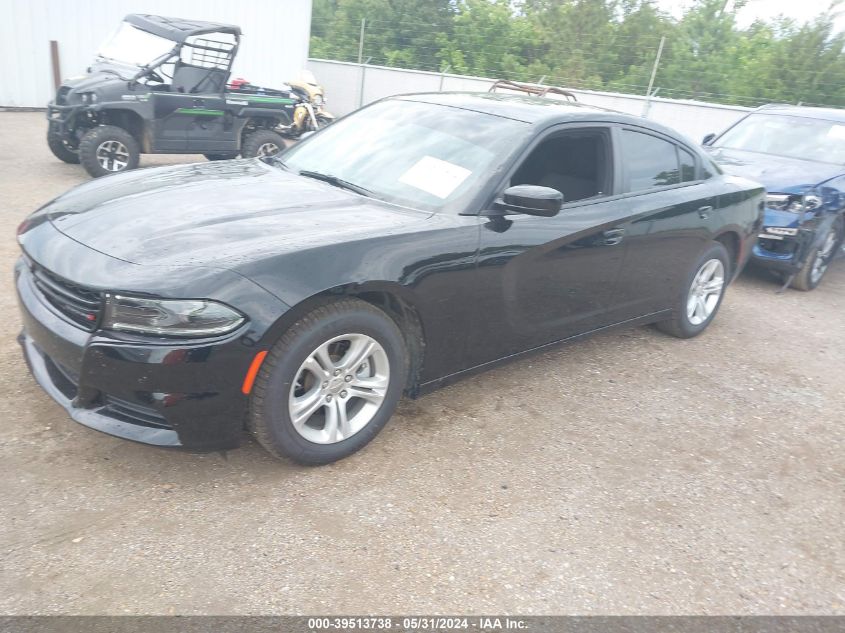 2022 Dodge Charger Sxt Rwd VIN: 2C3CDXBG7NH141594 Lot: 39513738