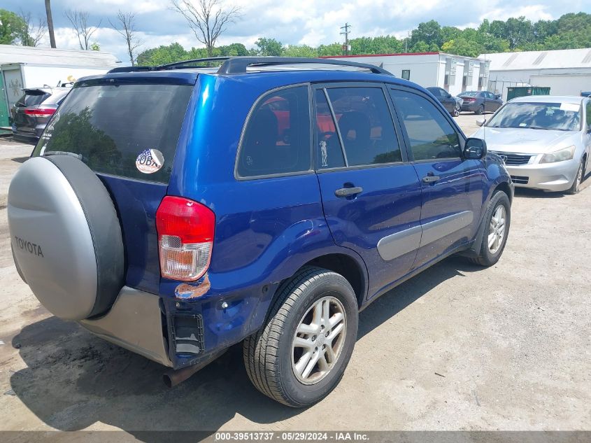 2003 Toyota Rav4 VIN: JTEGH20VX30114778 Lot: 39513737