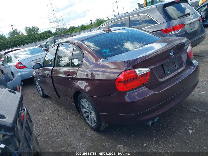 2007 BMW 328I VIN: WBAVA33587KX81745 Lot: 39513755