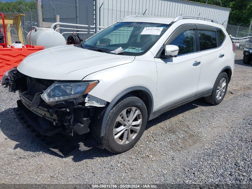 2015 Nissan Rogue Sv VIN: KNMAT2MV0FP529252 Lot: 39513766