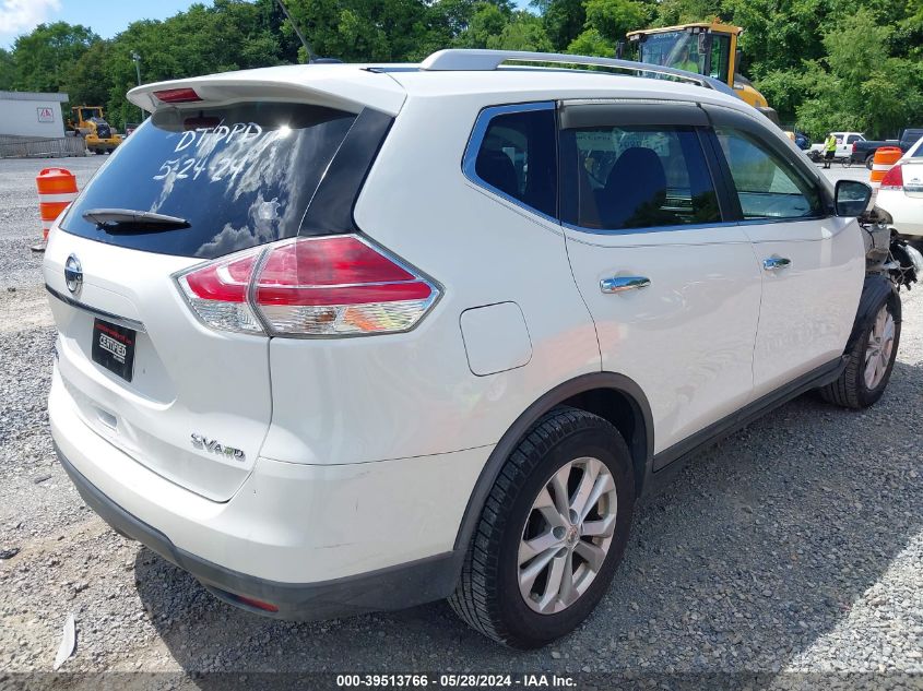 2015 Nissan Rogue Sv VIN: KNMAT2MV0FP529252 Lot: 39513766