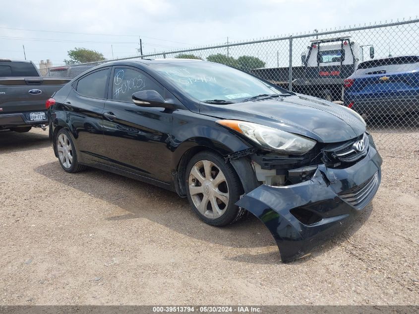 2012 Hyundai Elantra Limited VIN: 5NPDH4AE4CH090031 Lot: 39513794