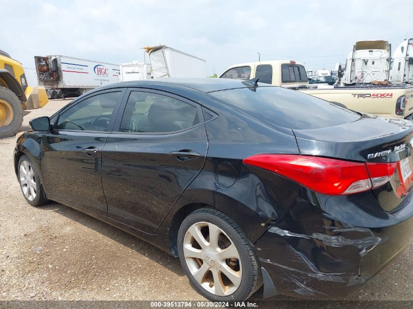 2012 Hyundai Elantra Limited VIN: 5NPDH4AE4CH090031 Lot: 39513794