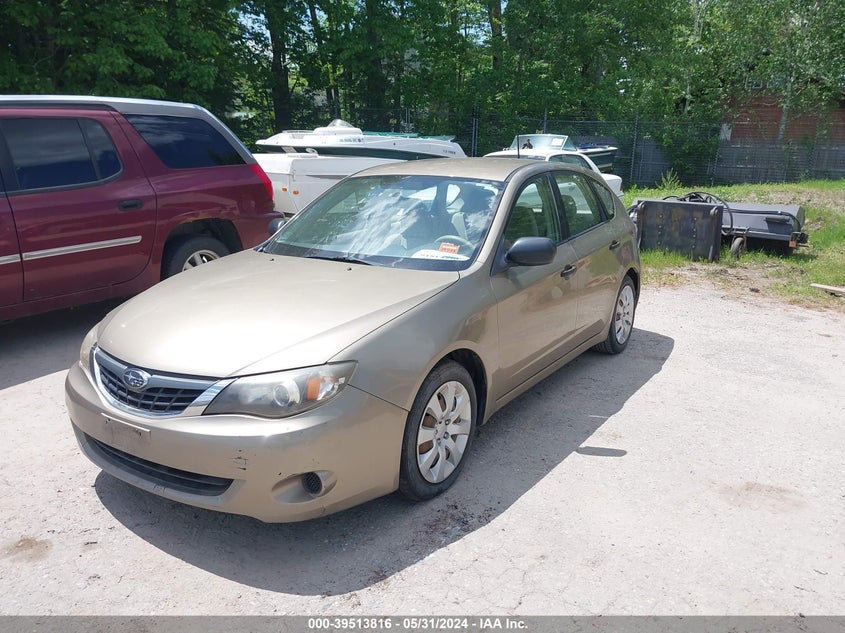 2008 Subaru Impreza 2.5I VIN: JF1GH61668H809664 Lot: 39513816