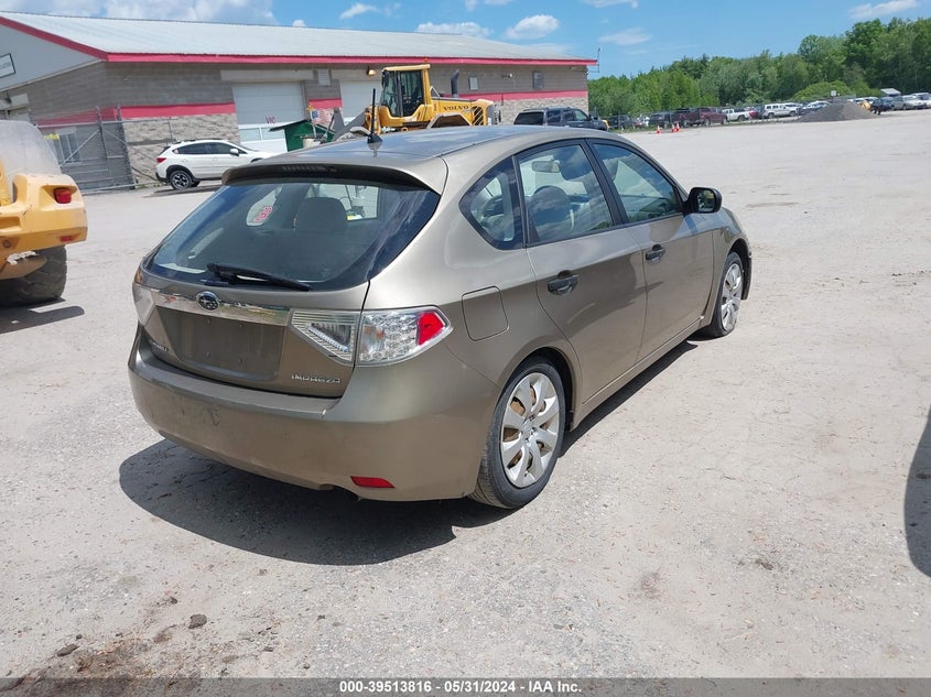 2008 Subaru Impreza 2.5I VIN: JF1GH61668H809664 Lot: 39513816