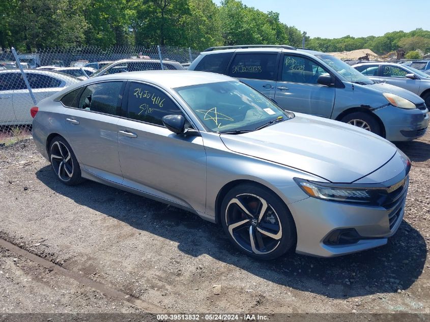 1HGCV1F42MA055145 2021 HONDA ACCORD - Image 1