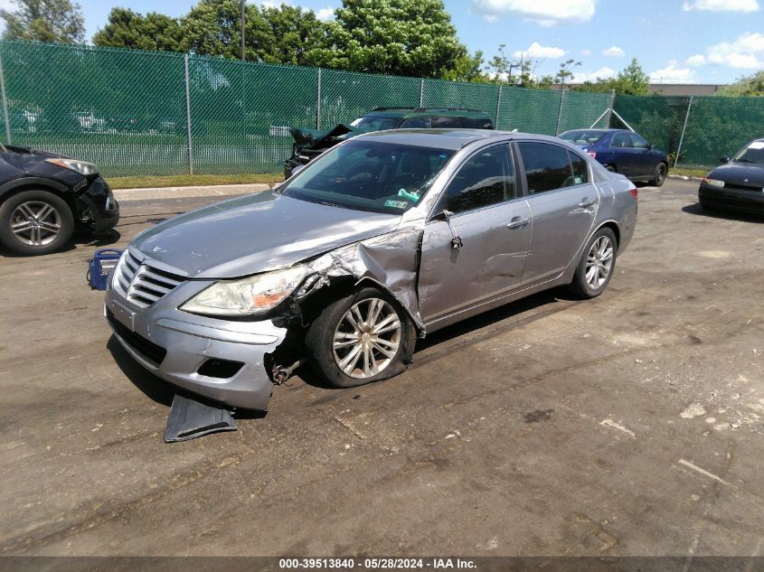 2009 Hyundai Genesis 4.6 VIN: KMHGC46F99U061258 Lot: 39513840