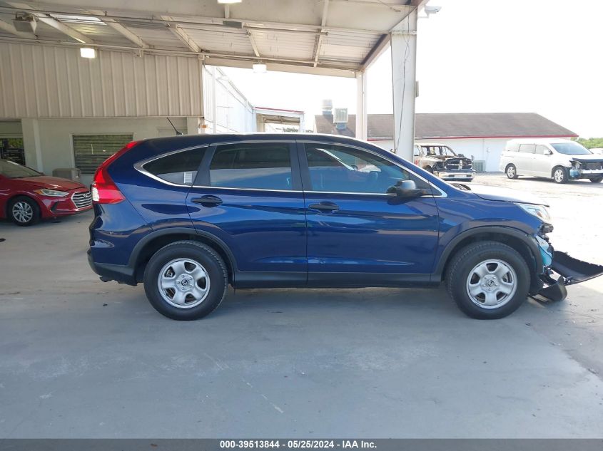 2015 Honda Cr-V Lx VIN: 2HKRM3H3XFH512517 Lot: 39513844