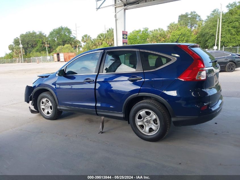 2015 Honda Cr-V Lx VIN: 2HKRM3H3XFH512517 Lot: 39513844