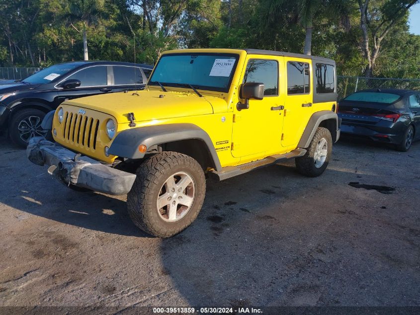 2015 Jeep Wrangler Unlimited Sport VIN: 1C4BJWDG8FL715504 Lot: 39513859