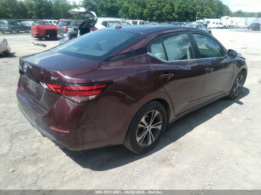 2023 Nissan Sentra Sv Xtronic Cvt VIN: 3N1AB8CV8PY240758 Lot: 39513861