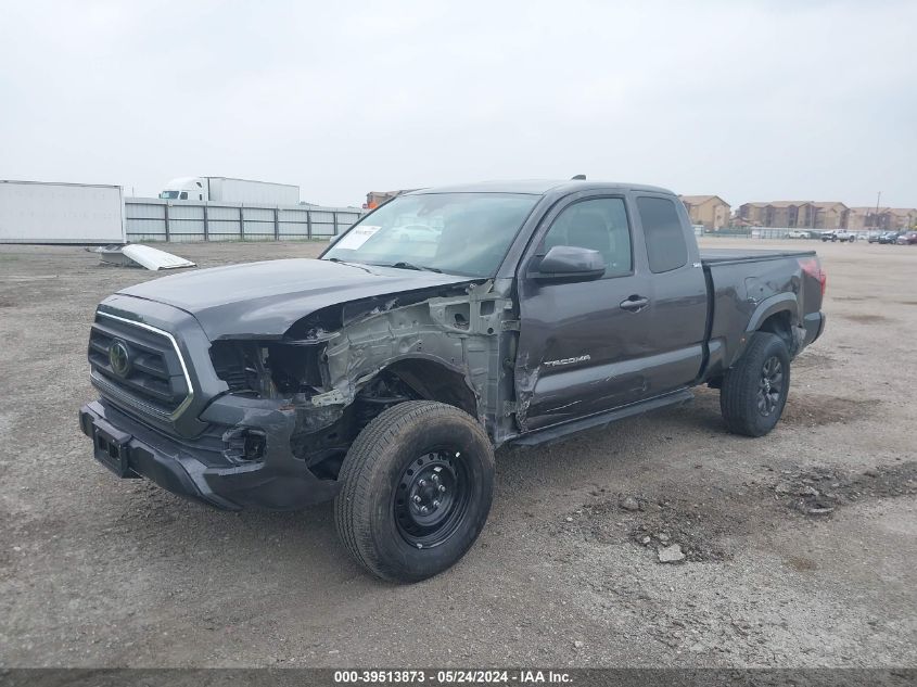 2022 Toyota Tacoma Sr5 V6 VIN: 3TYSZ5AN8NT057738 Lot: 39513873