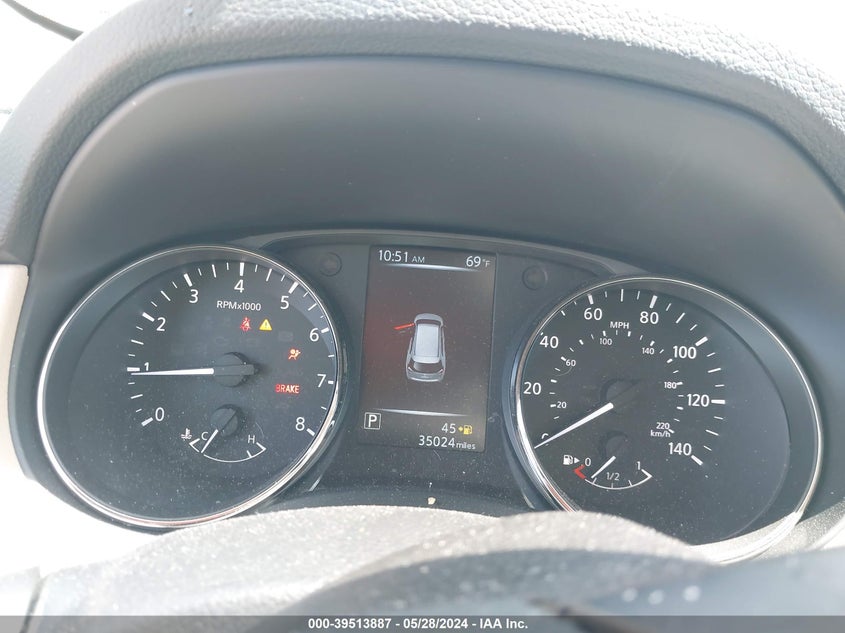 2017 Nissan Rogue Sv VIN: KNMAT2MT0HP593289 Lot: 39513887