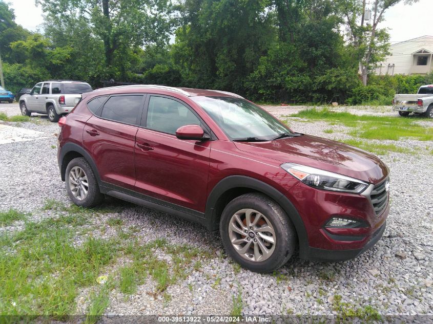 2016 Hyundai Tucson Se VIN: KM8J3CA44GU127606 Lot: 39513922