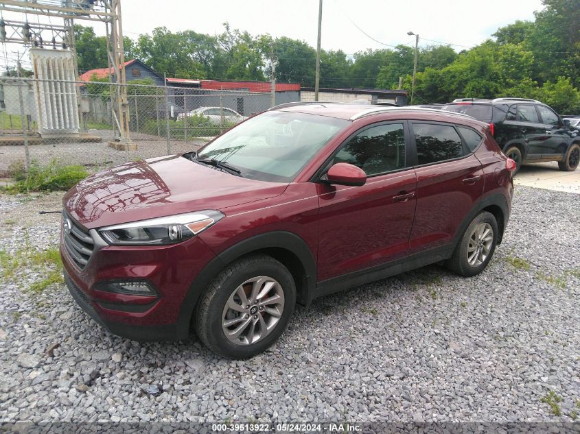 2016 Hyundai Tucson Se VIN: KM8J3CA44GU127606 Lot: 39513922