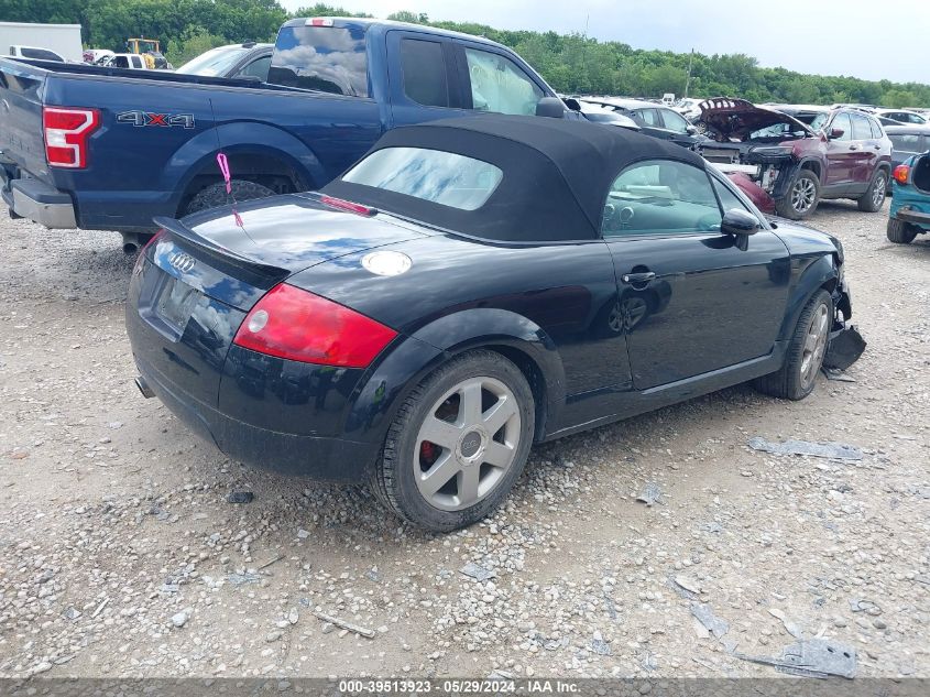 2002 Audi Tt 1.8L VIN: TRUTC28N521039394 Lot: 39513923