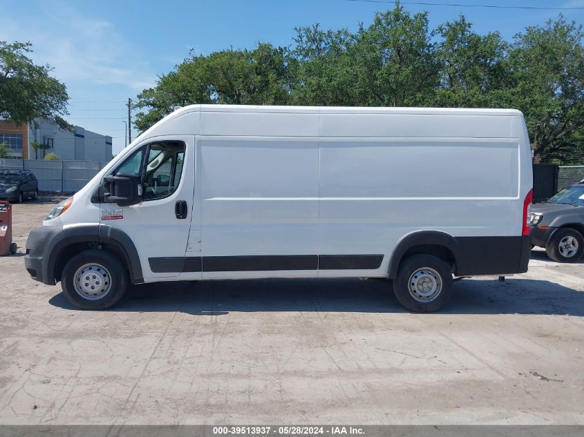 2021 Ram Promaster 3500 Cargo Van High Roof 159 Wb Ext VIN: 3C6MRVJG1ME513276 Lot: 39513937