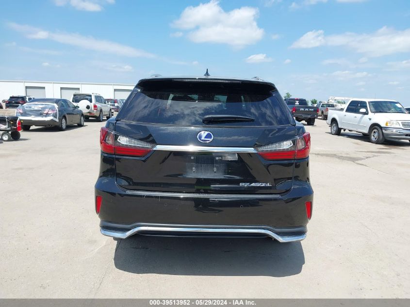 2018 Lexus Rx 450Hl Premium VIN: JTJDGKCA5J2004660 Lot: 39513952