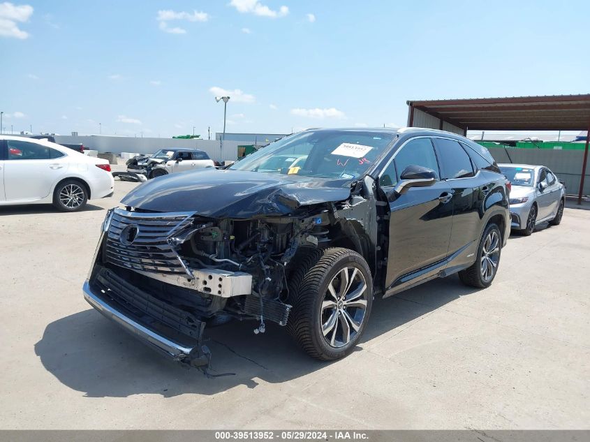 2018 Lexus Rx 450Hl Premium VIN: JTJDGKCA5J2004660 Lot: 39513952