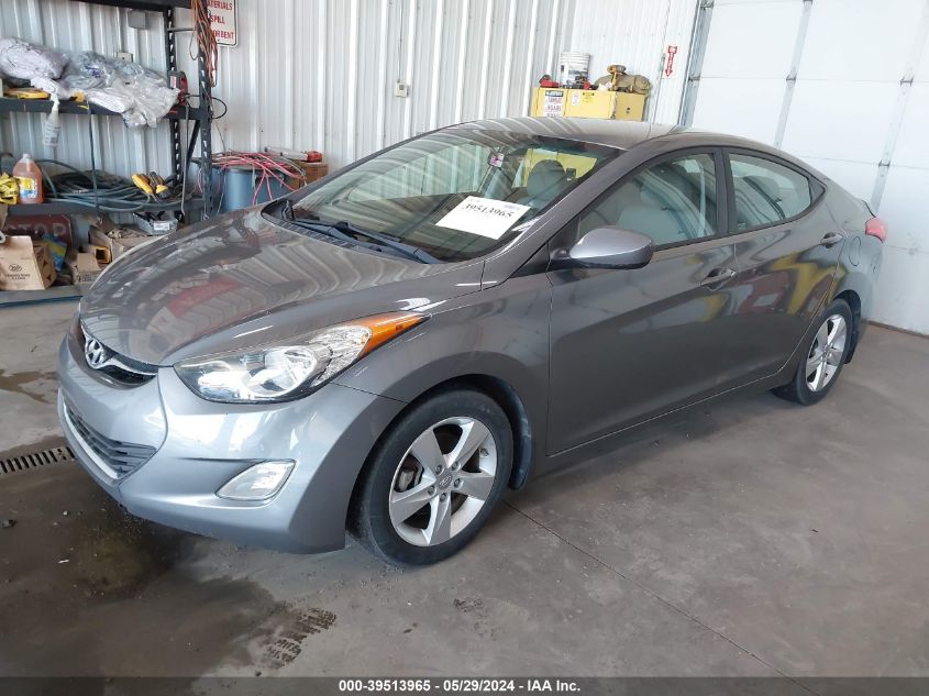 2013 Hyundai Elantra Gls VIN: 5NPDH4AE2DH244124 Lot: 39513965