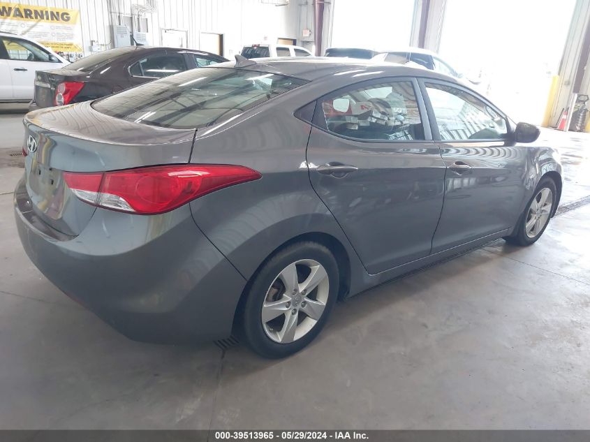 2013 Hyundai Elantra Gls VIN: 5NPDH4AE2DH244124 Lot: 39513965