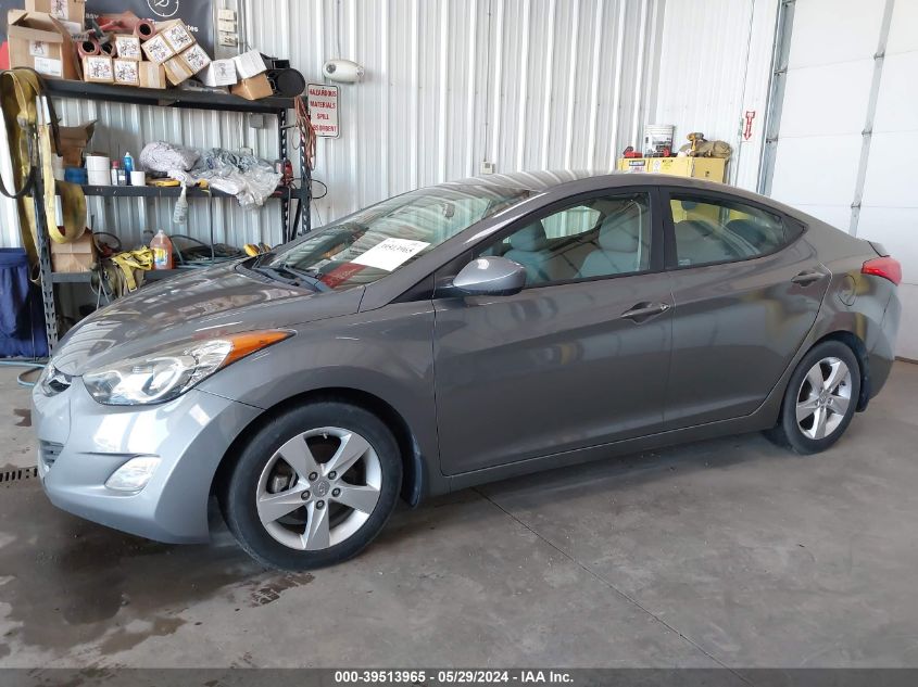 2013 Hyundai Elantra Gls VIN: 5NPDH4AE2DH244124 Lot: 39513965