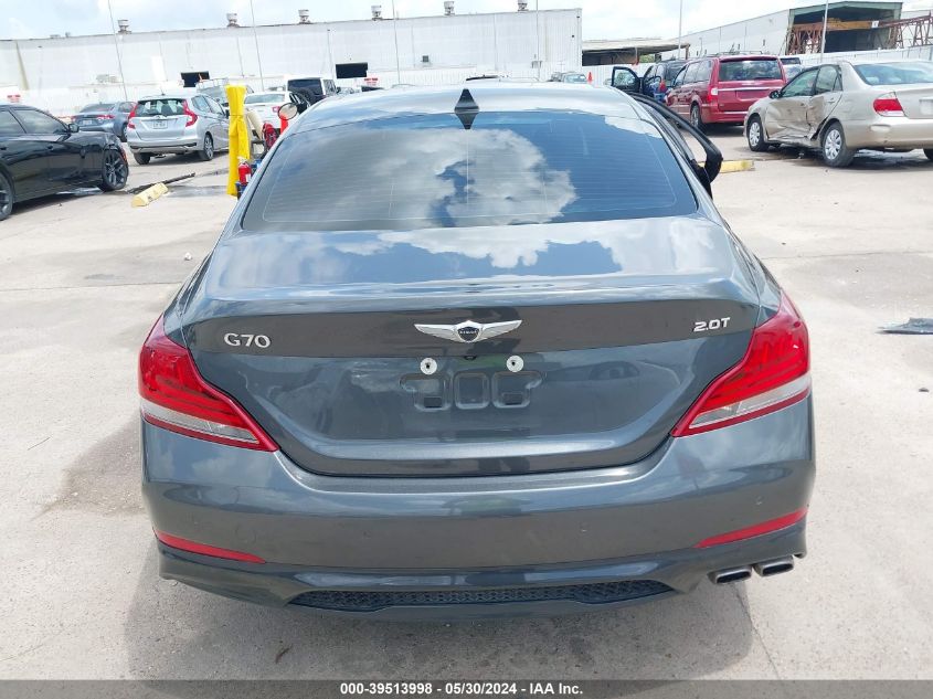 2019 Genesis G70 VIN: KMTG34LA8KU022701 Lot: 39513998