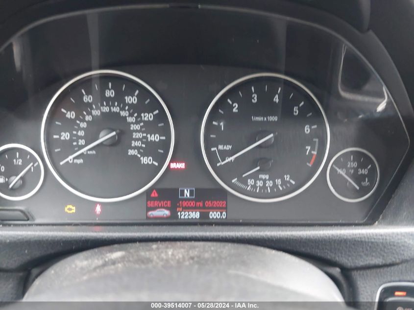 2014 BMW 320I VIN: WBA3B1C53EPV79565 Lot: 39514007