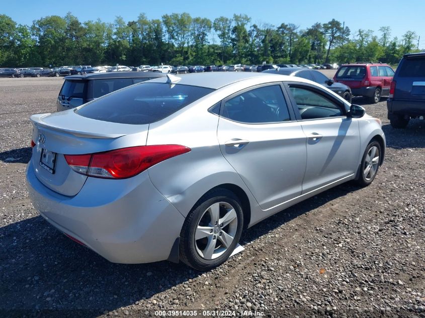 2012 Hyundai Elantra Gls (Ulsan Plant) VIN: KMHDH4AE2CU376994 Lot: 39514035